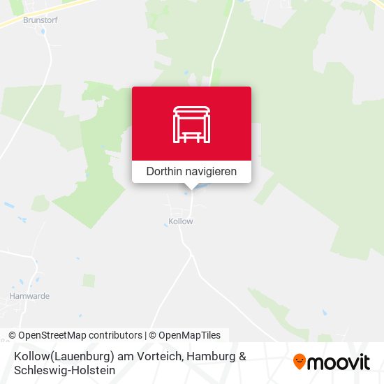 Kollow(Lauenburg) am Vorteich Karte