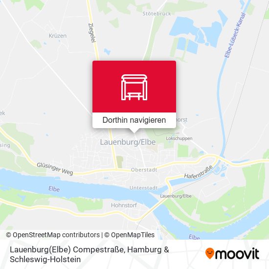 Lauenburg(Elbe) Compestraße Karte