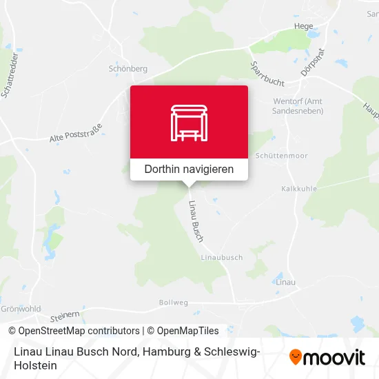 Linau Linau Busch Nord Karte