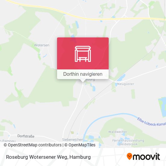 Roseburg Wotersener Weg Karte