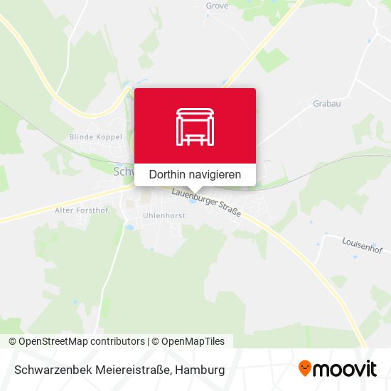 Schwarzenbek Meiereistraße Karte