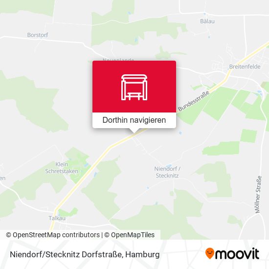 Niendorf/Stecknitz Dorfstraße Karte