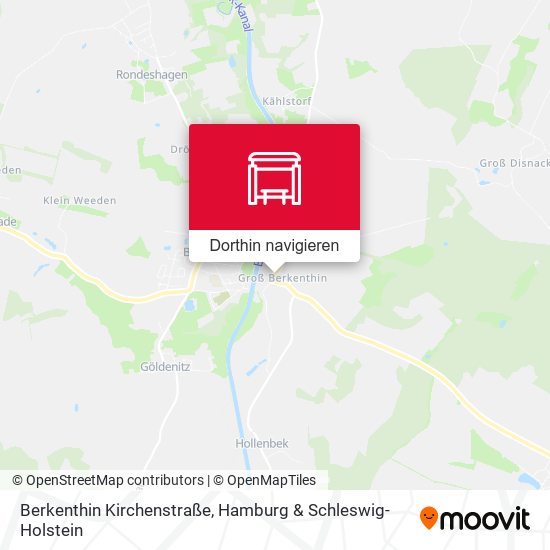 Berkenthin Kirchenstraße Karte