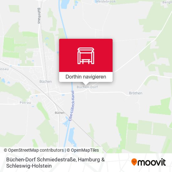 Büchen-Dorf Schmiedestraße Karte
