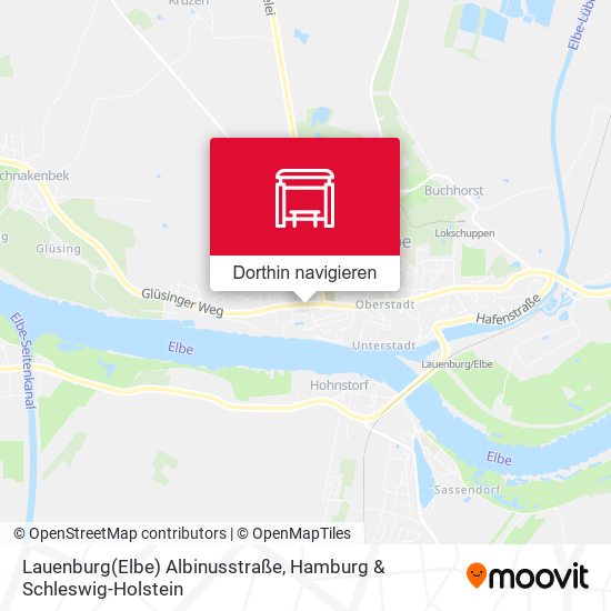 Lauenburg(Elbe) Albinusstraße Karte