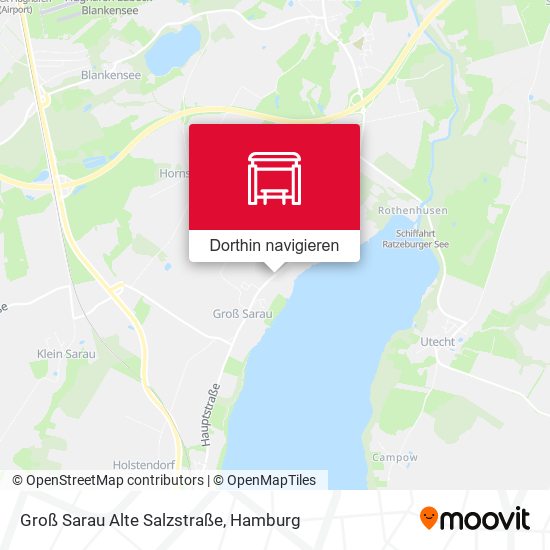 Groß Sarau Alte Salzstraße Karte