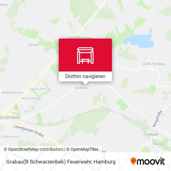 Grabau(B Schwarzenbek) Feuerwehr Karte