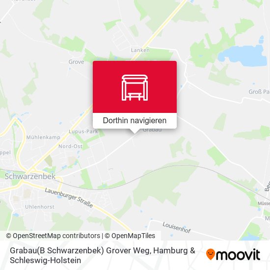 Grabau(B Schwarzenbek) Grover Weg Karte