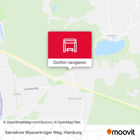 Sarnekow Wasserkrüger Weg Karte