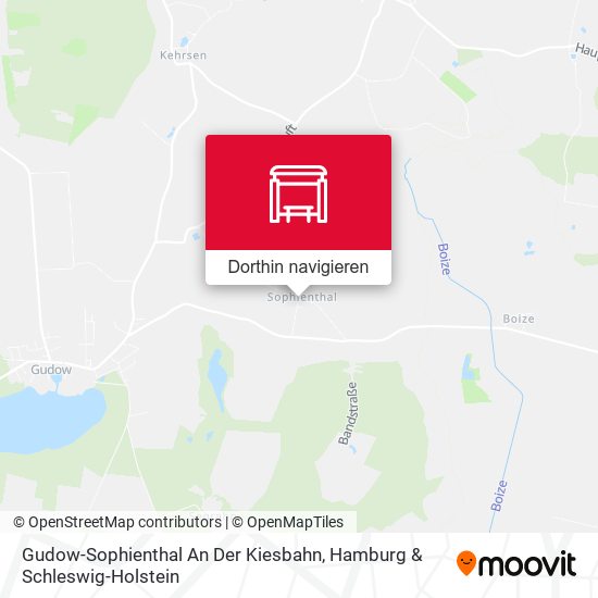 Gudow-Sophienthal An Der Kiesbahn Karte