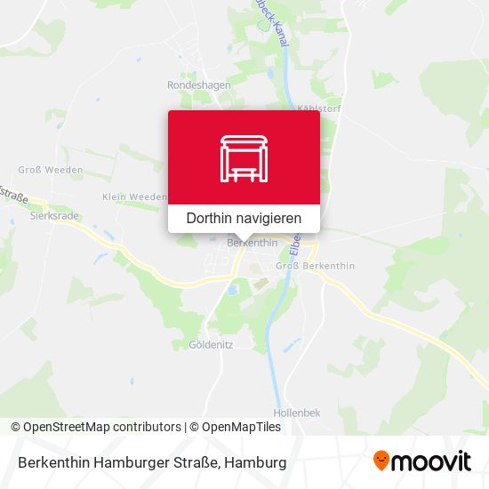 Berkenthin Hamburger Straße Karte