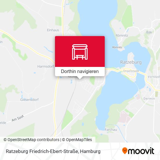 Ratzeburg Friedrich-Ebert-Straße Karte