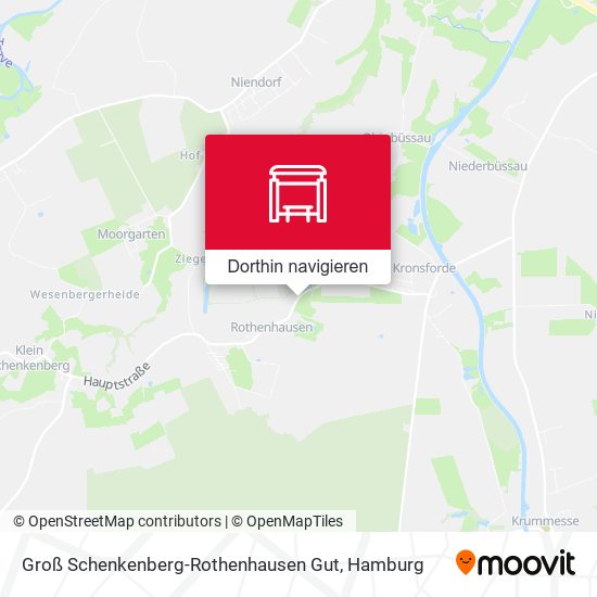 Groß Schenkenberg-Rothenhausen Gut Karte