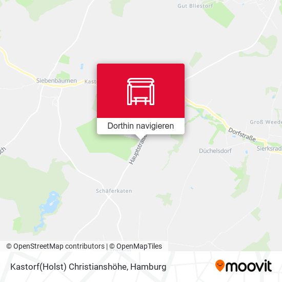 Kastorf(Holst) Christianshöhe Karte