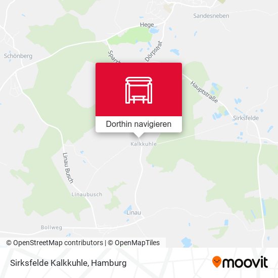 Sirksfelde Kalkkuhle Karte