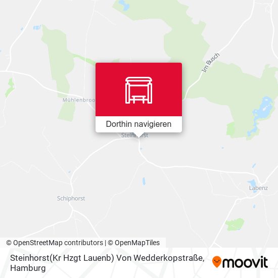 Steinhorst(Kr Hzgt Lauenb) Von Wedderkopstraße Karte