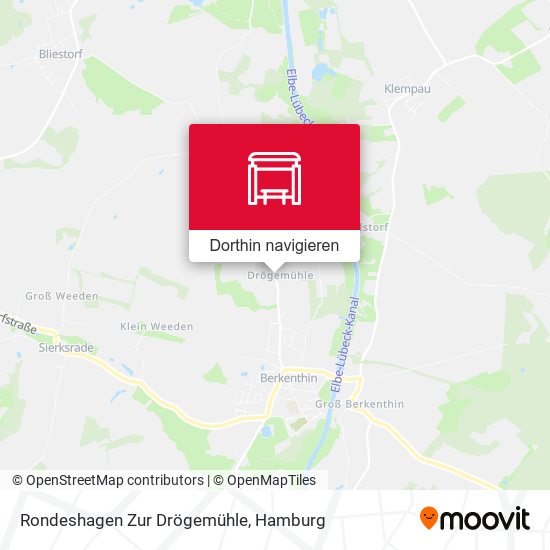 Rondeshagen Zur Drögemühle Karte