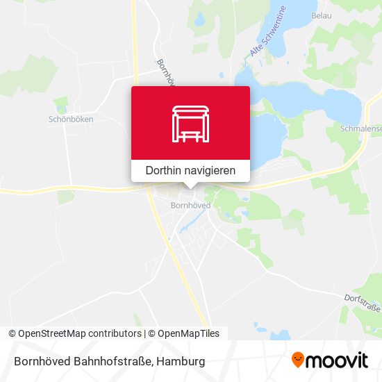 Bornhöved Bahnhofstraße Karte
