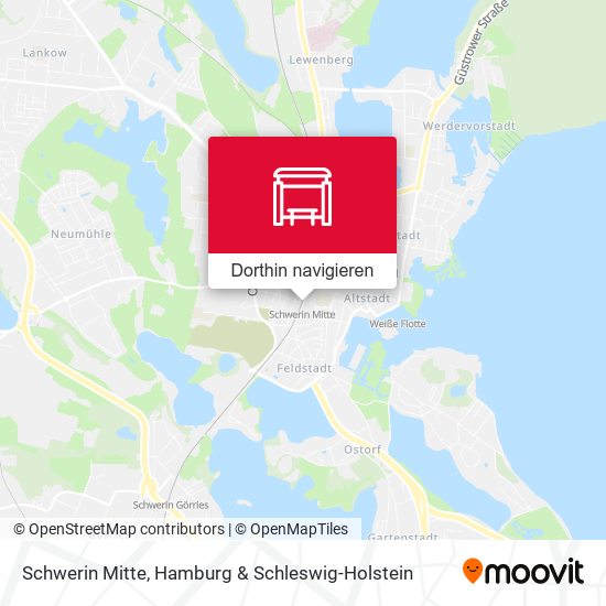 Schwerin Mitte Karte