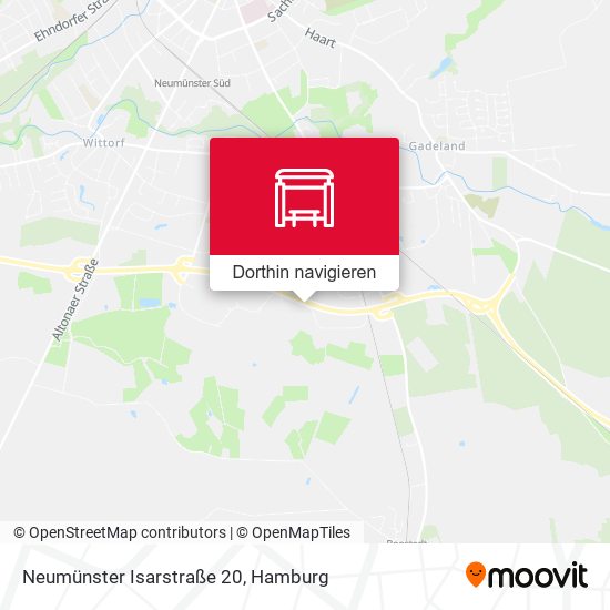 Neumünster Isarstraße 20 Karte