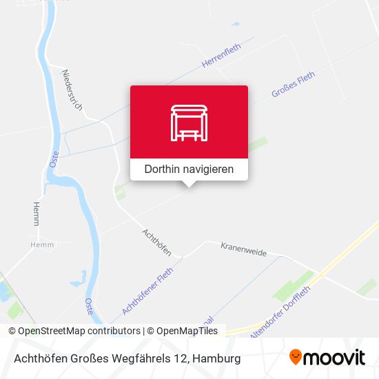 Achthöfen Großes Wegfährels 12 Karte