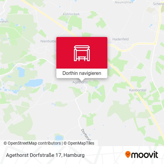 Agethorst Dorfstraße 17 Karte