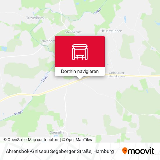 Ahrensbök-Gnissau Segeberger Straße Karte