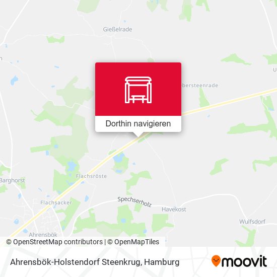 Ahrensbök-Holstendorf Steenkrug Karte