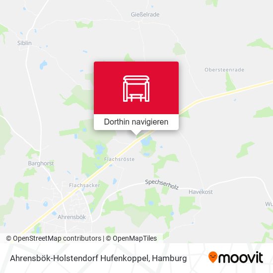 Ahrensbök-Holstendorf Hufenkoppel Karte