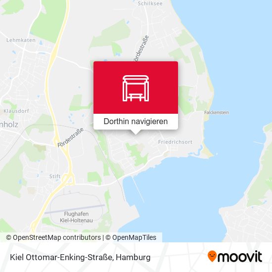 Kiel Ottomar-Enking-Straße Karte