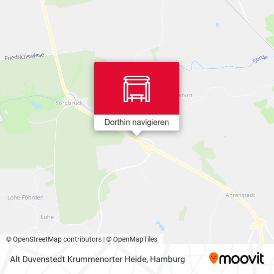 Alt Duvenstedt Krummenorter Heide Karte