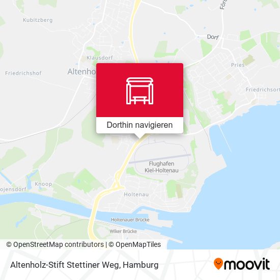 Altenholz-Stift Stettiner Weg Karte