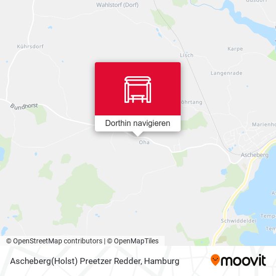 Ascheberg(Holst) Preetzer Redder Karte