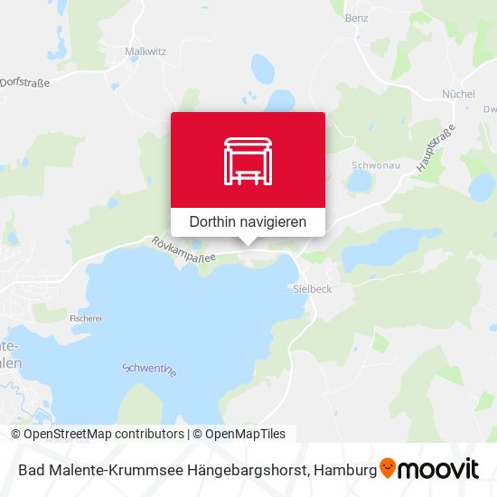Bad Malente-Krummsee Hängebargshorst Karte