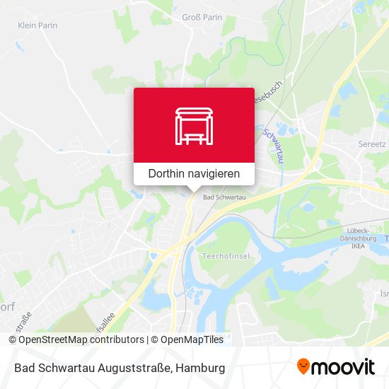 Bad Schwartau Auguststraße Karte