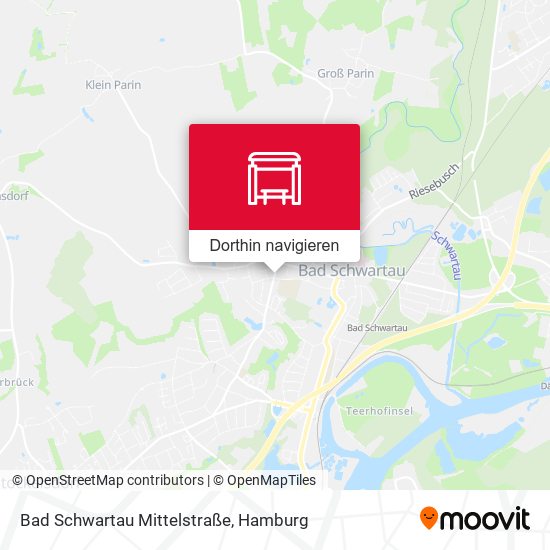 Bad Schwartau Mittelstraße Karte