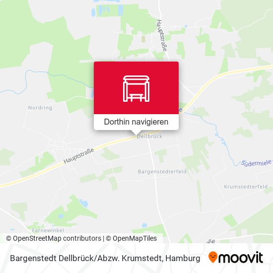 Bargenstedt Dellbrück / Abzw. Krumstedt Karte