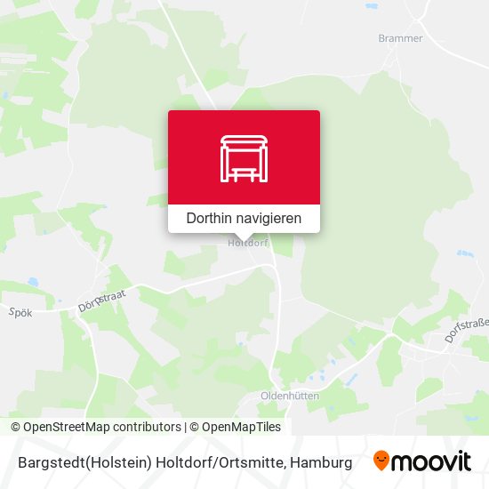 Bargstedt(Holstein) Holtdorf / Ortsmitte Karte