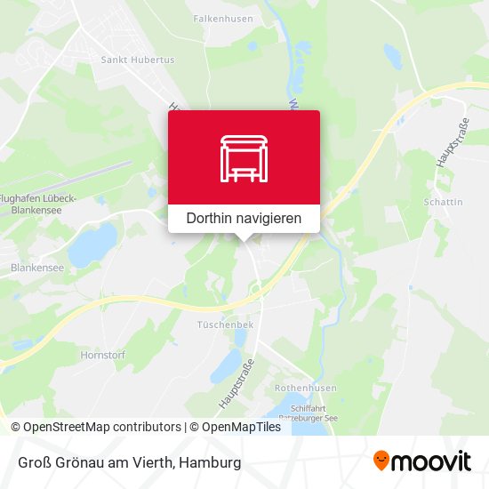 Groß Grönau am Vierth Karte