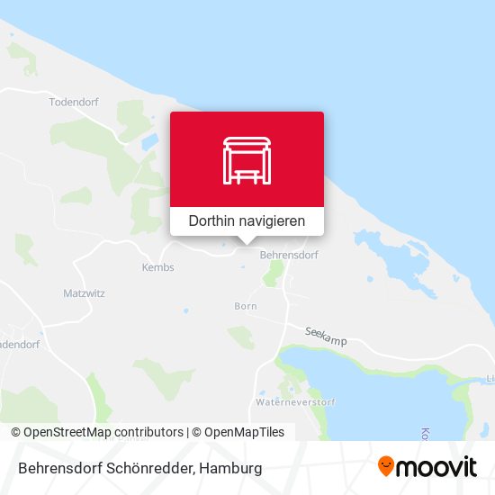 Behrensdorf Schönredder Karte