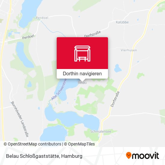 Belau Schloßgaststätte Karte