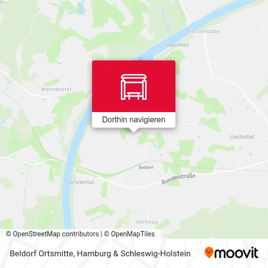 Beldorf Ortsmitte Karte