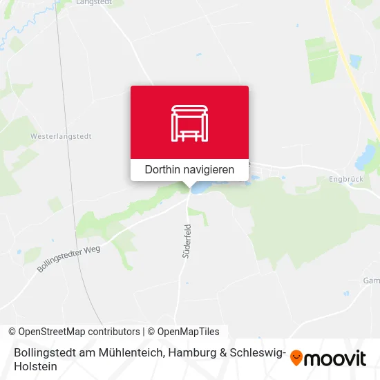 Bollingstedt am Mühlenteich Karte
