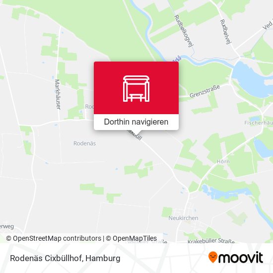 Rodenäs Cixbüllhof Karte