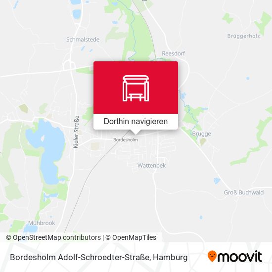 Bordesholm Adolf-Schroedter-Straße Karte