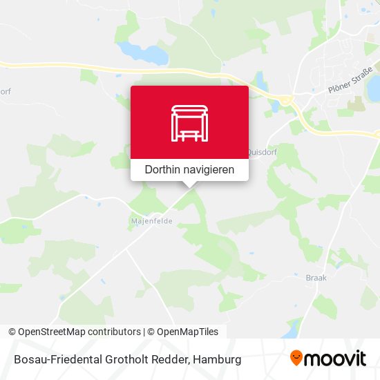 Bosau-Friedental Grotholt Redder Karte