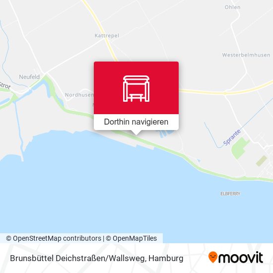 Brunsbüttel Deichstraßen / Wallsweg Karte