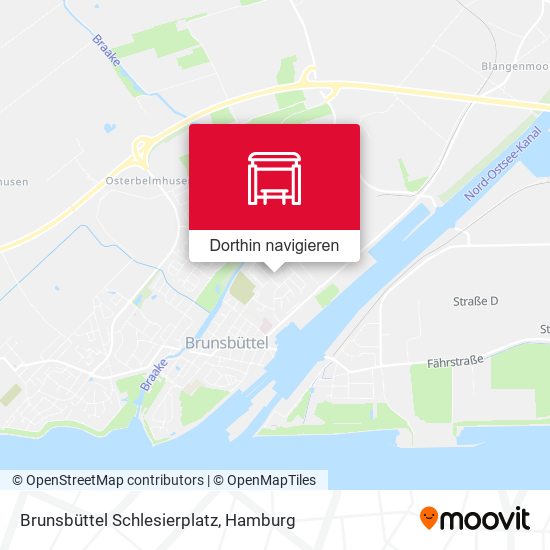 Brunsbüttel Schlesierplatz Karte
