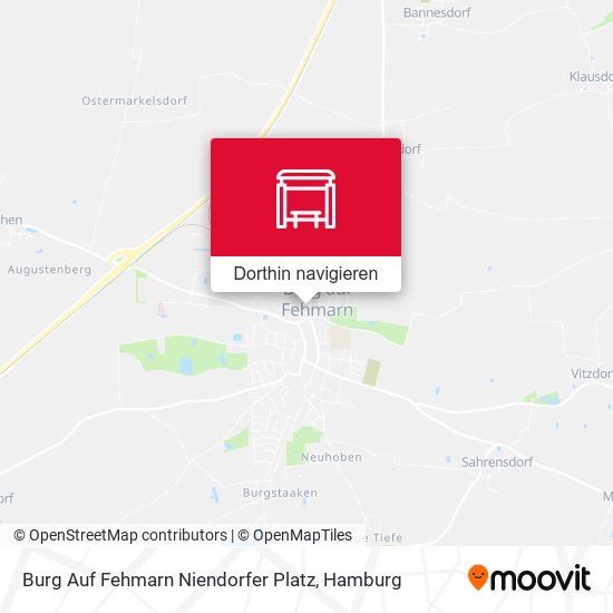 Burg Auf Fehmarn Niendorfer Platz Karte