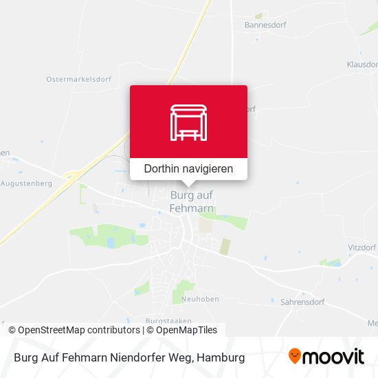 Burg Auf Fehmarn Niendorfer Weg Karte